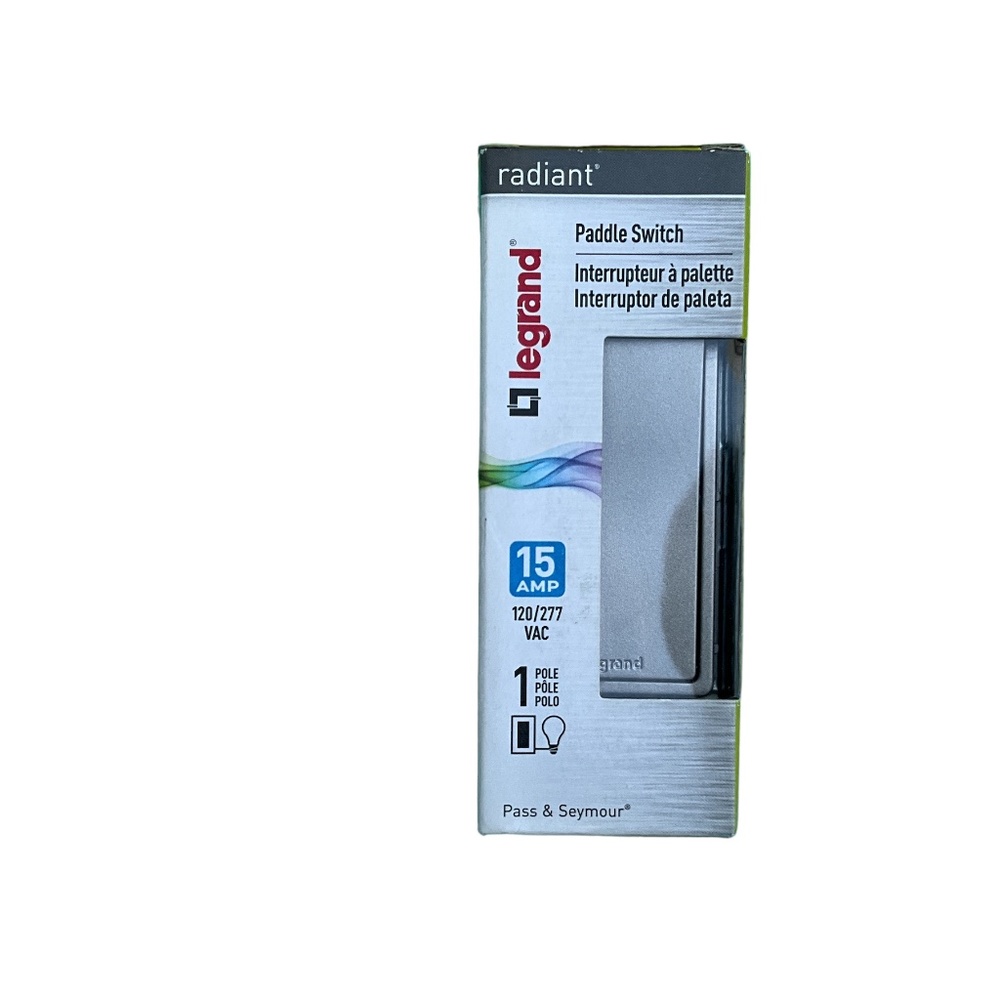 Legrand Radiant 15 Amp Rocker Wall Switch Decorator Light, White, 3-Way